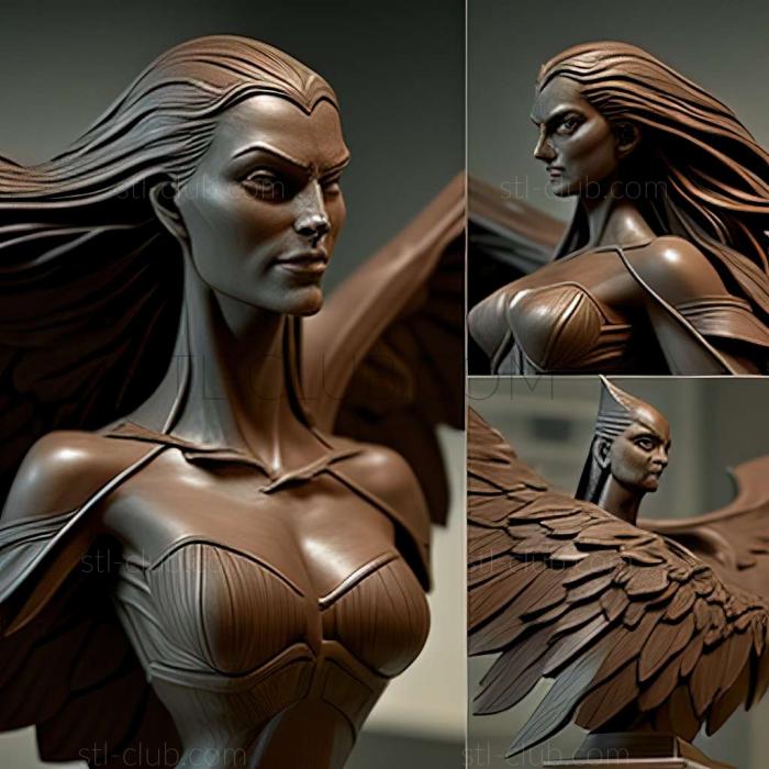 3D model DC Universe Hawk Girl (STL)